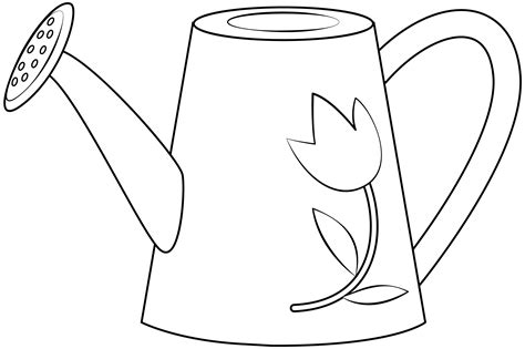 Watering Can Template Printable